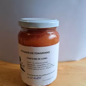 confiture coing 220g pot consigné 0,50€