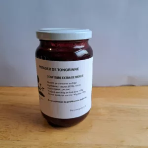 confiture mûre 220g pot consigné 0,50€